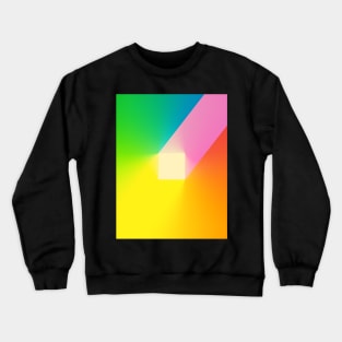 rainbow glitch Crewneck Sweatshirt